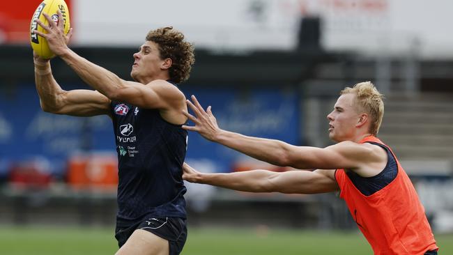 Charlie Curnow’s place in SuperCoach Draft is a fascinating one. Picture: Michael Klein