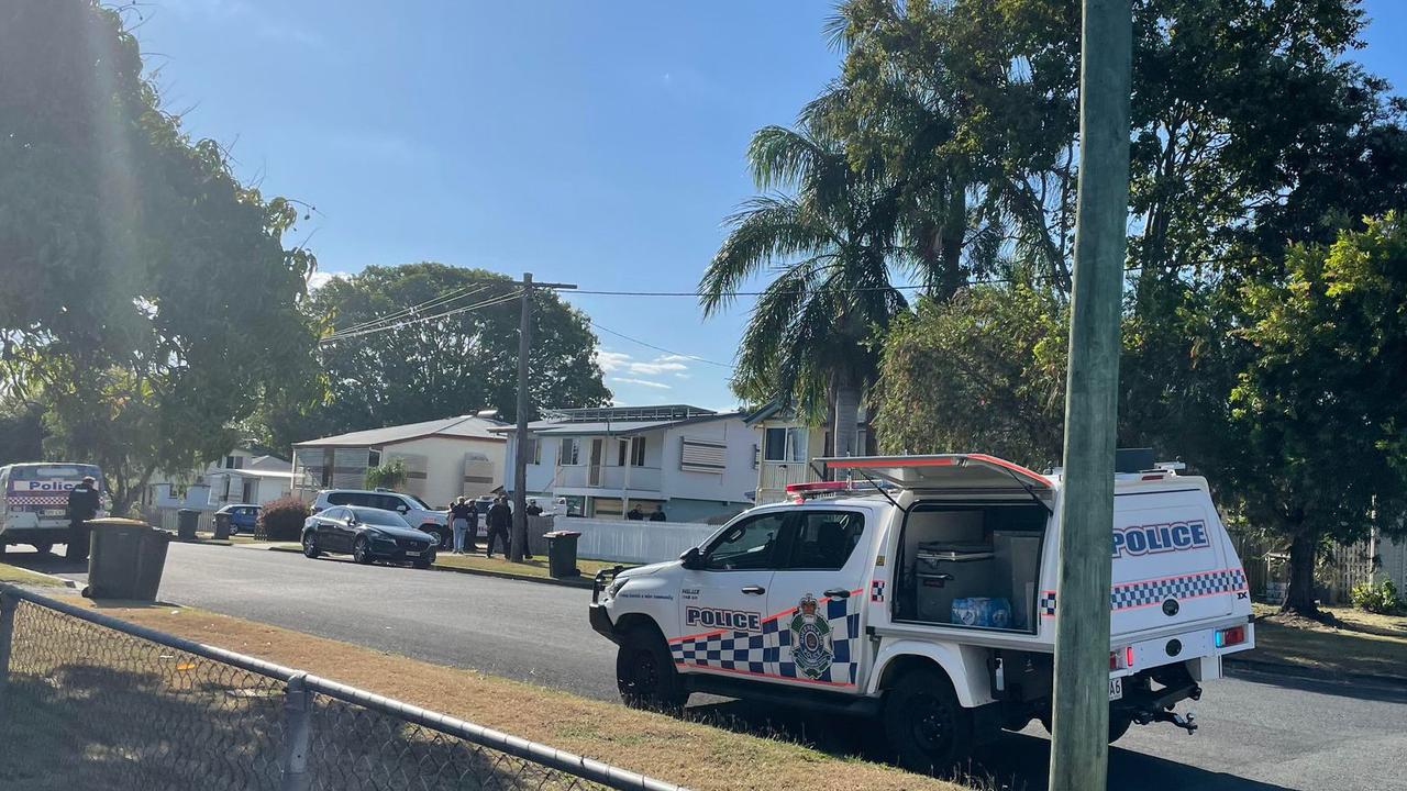Police on scene at an incident at Mostyn St, Berserker, on September 14, 2023.