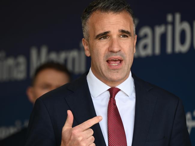 ADELAIDE, AUSTRALIA - NewsWire Photos June 13, 2023: Premier Peter Malinauskas at a press conference at the Hospital Avoidance and Supported Discharge Service in Sefton Park about new hospital avoidance hubs. Picture: NCA NewsWire / Naomi Jellicoe