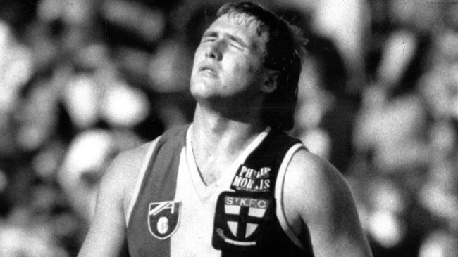 Plugger kicked nine, but his side went down in the 1991 Elimination Final.