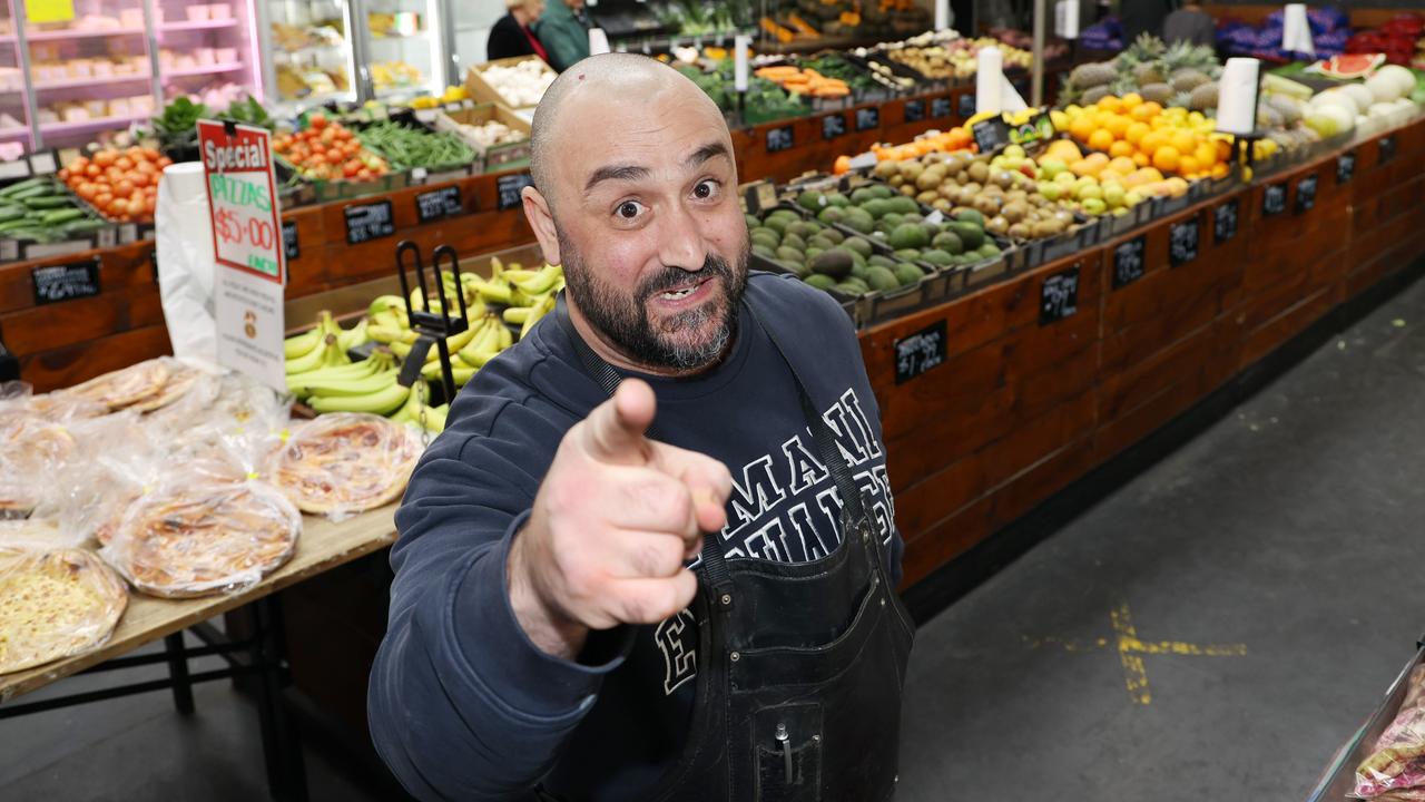 John Kapiris inside his former St Bernards Fruit and vegetable store in Rostrevor. NCA NewsWire / David Mariuz