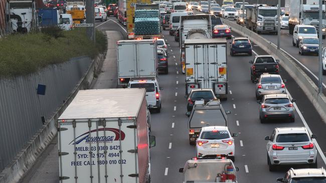 Sydneysiders are wasting almost twice as much time commuting as their counterparts in big cities. Picture: David Crosling