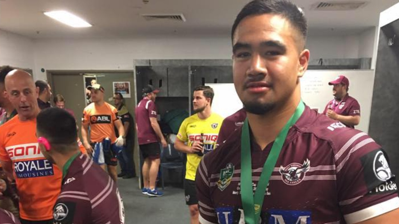 A Facebook post from Keith Titmuss after winning the 2017 Holden Cup U20's Grand Final. Keith collapsed and died after a pre-season training session for his Manly-Warringah NRL club on Monday. Source https://www.facebook.com/photo.php?fbid=1710918975605488&amp;set=pb.100000622065822.-2207520000..&amp;type=3