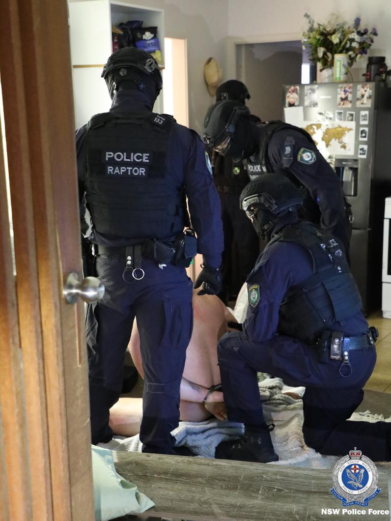 One 24-year-old man was arrested over in Boomerang Beach on Tuesday. Picture: NSW Police