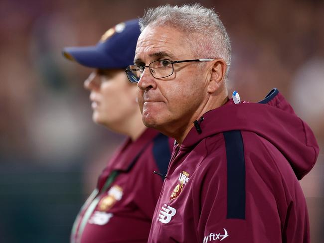 Brisbane coach Chris Fagan wants the club’s 2024 premiership success to be left in the past when the Lions return to training next month. Picture: Michael Willson/AFL Photos via Getty Images