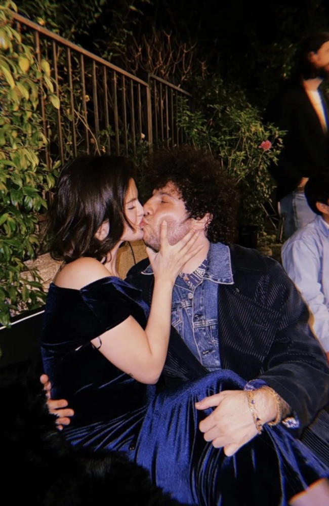 Selena and Benny became engaged in December.
