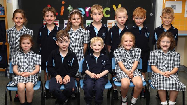Ceres Primary School Foundation Martin front Maya Campion, Hector Anderson, George Johnson, Lola Davies and Milla Kirwan. Back Charlotte OÃ•Brien, Luke Gibson, Lilyana Johnson, Alf Seignior, Oliver Henderson, Arlo Freeman and Jimmy Turnbull. Picture: Alison Wynd