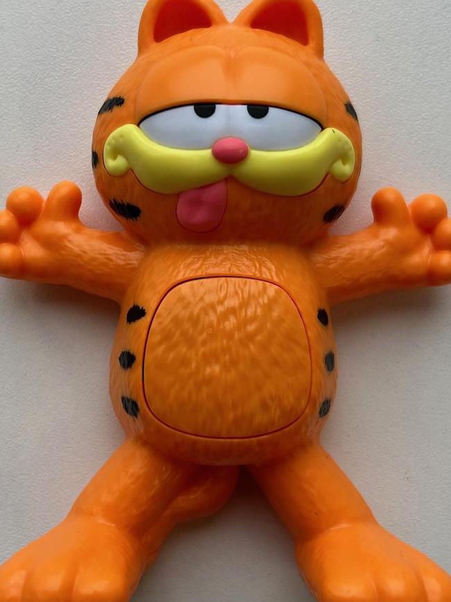 Product Safety Australia has recalled the ‘Burping Garfield’ toy. Picture: Product Safety Australia