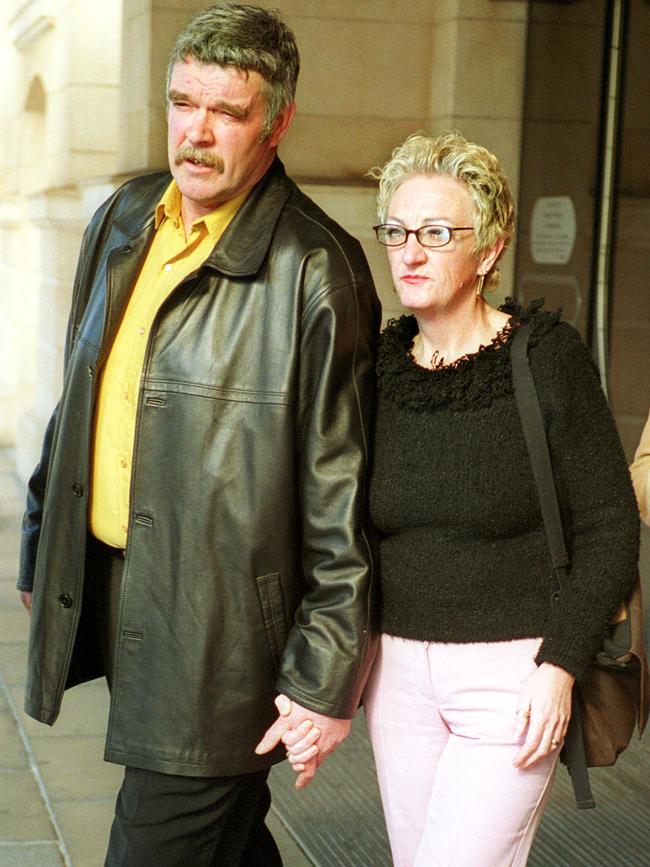 Ron and Lindsay Lillecrapp are pictured outside the Supreme in July 2003.