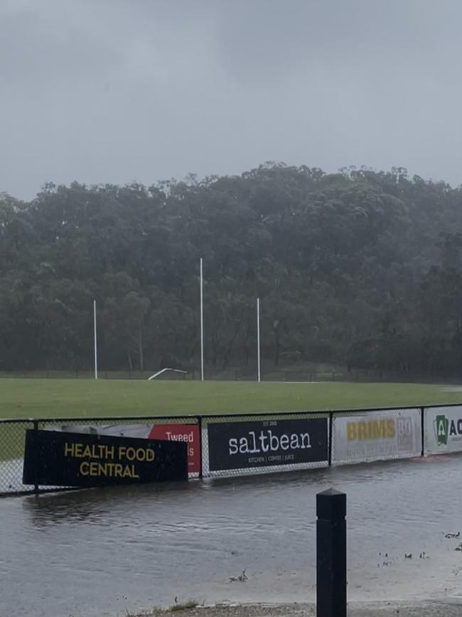 Tweed Coast AFC grounds after Cyclone Alfred. Picture: Supplied/Andrew Ryan