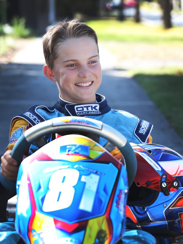 Oscar Piastri began racing go-carts in Victoria at age 11.
