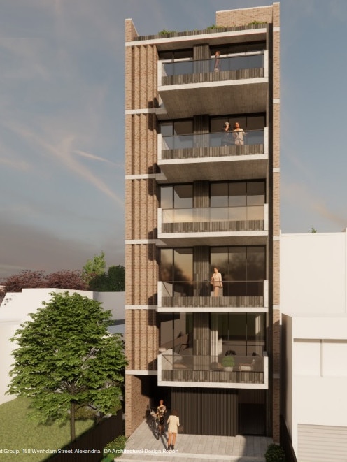 A concept image of the proposed six-storey development.