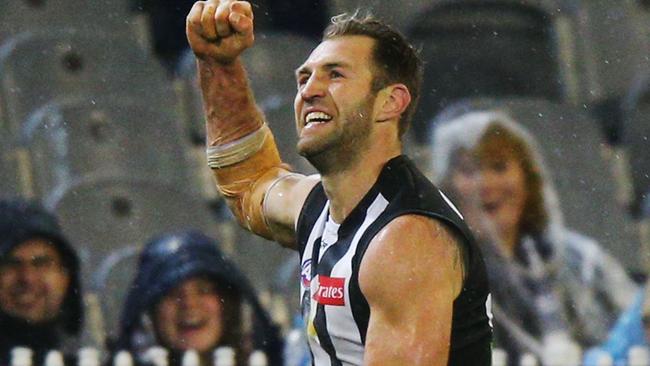 Travis Cloke returned for Collingwood last week. But will he keep his spot? Picture: Getty Images