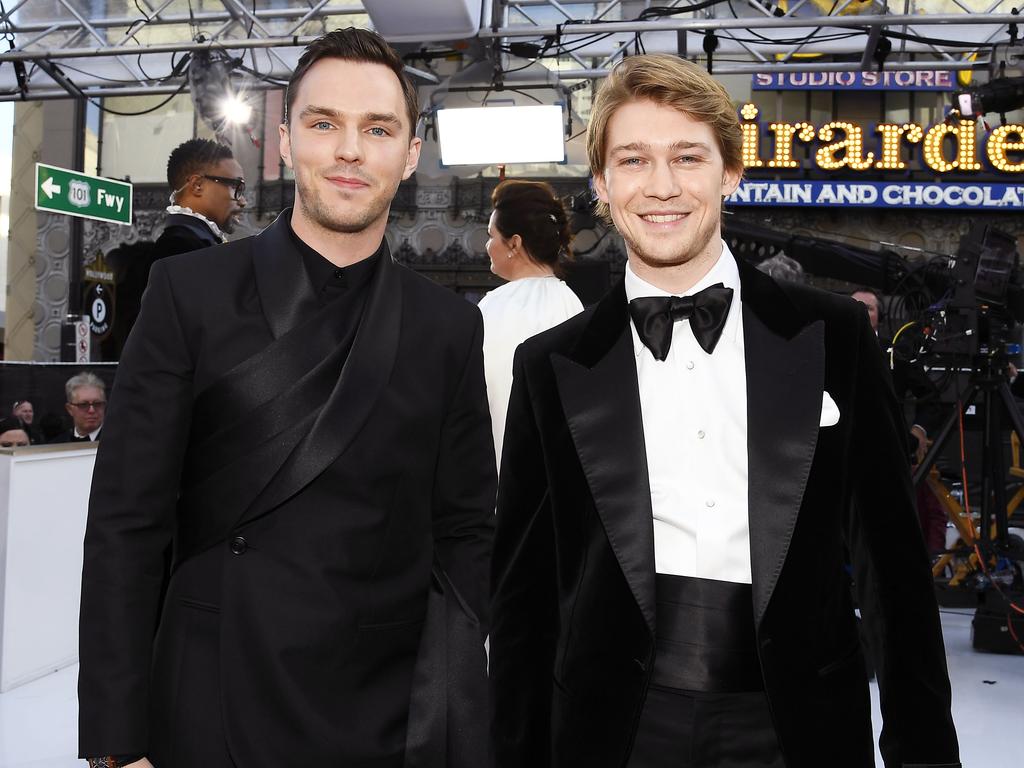 Nicholas Hoult and Joe Alwyn attend the 91st Annual Academy Awards at Hollywood and Highland on February 24, 2019 in Hollywood, California. (Photo by Kevork Djansezian/Getty Images)