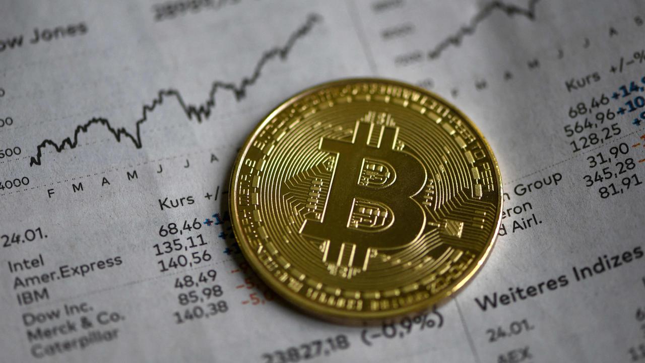 A process called halving could help bitcoin’s value shoot up again. Picture: Ina Fassbender/AFP