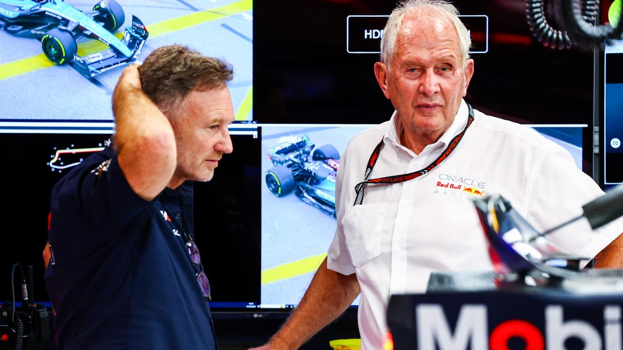 Christian Horner tried to keep Ricciardo but Helmut Marko wanted him gone. (Photo by Mark Thompson/Getty Images)