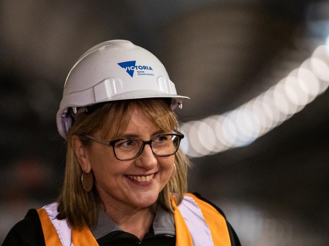 Minister for Transport Infrastructure, Jacinta Allan. Picture: Diego Fedele