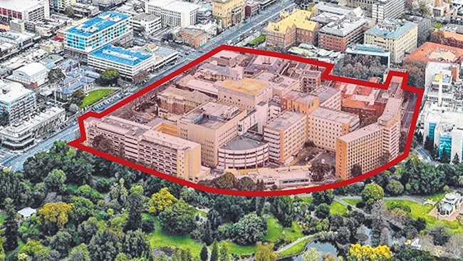 The old Royal Adelaide Hospital site in the CBD.