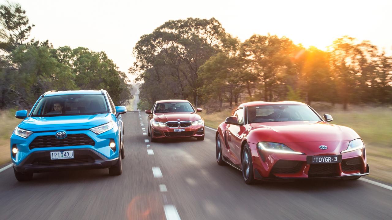 The final three included the RAV4 Hybrid, Toyota Supra and BMW 330i.