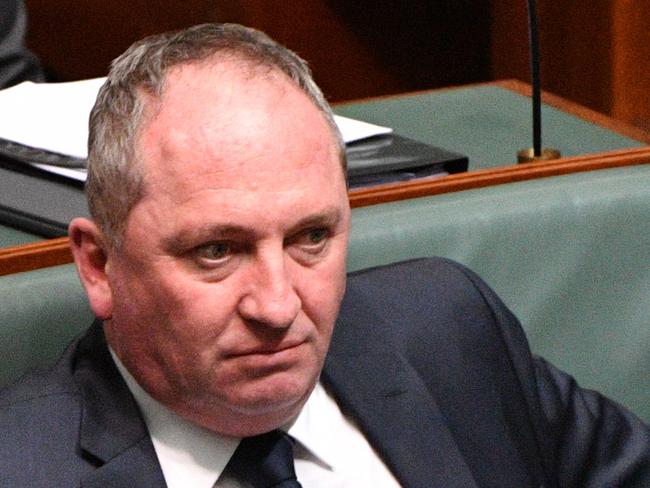 A National Party probe dismissed the complaint against Mr Joyce after finding there was insufficient evidence. Picture: AAP/Mick Tsikas