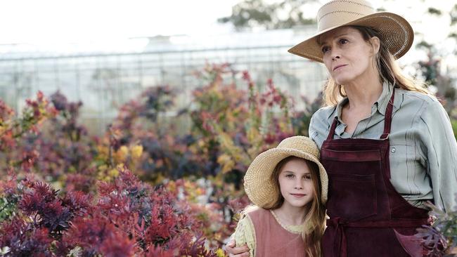 Sigourney Weaver and Alyla Browne in The Lost Flowers of Alice Hart. Picture: Prime Video