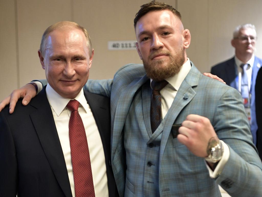 He also began mixing with some of the most famous people in the world, including meeting Russian President Vladimir Putin at the 2018 Football World Cup Final. Picture: AFP