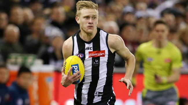 Jaidyn Stephenson enjoyed a brilliant debut season for the Magpies. Picture: Michael Klein