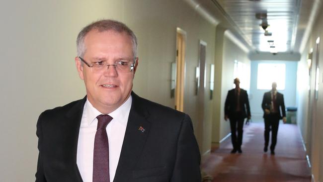 Treasurer Scott Morrison will hand down his budget tomorrow. Picture: Ray Strange.