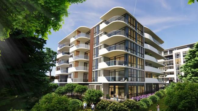 266 Longueville Rd, Lane Cove is the site of an $83m development proposal for 92 individual senior housing dwellings. Picture: Morrison Design Partnership Architects