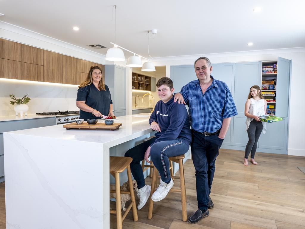 Opening up the kitchen area was life-changing for the Moore family.