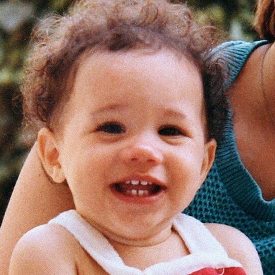 Meghan Markle as a baby.