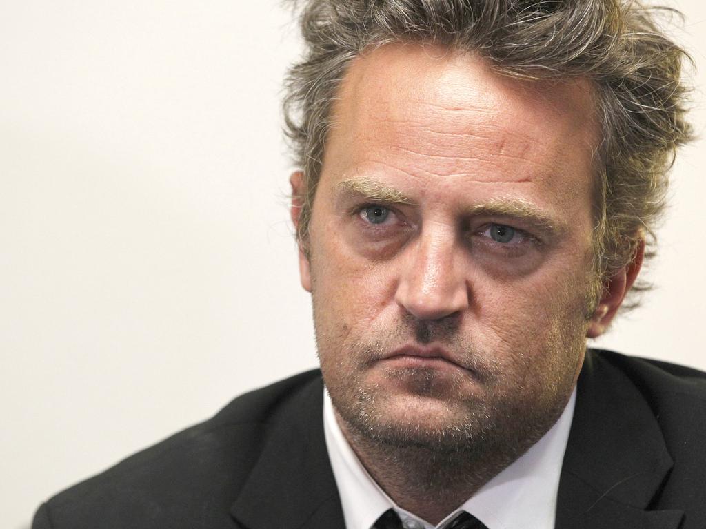 Matthew Perry worried fans over the years with his appearance. Picture: AP