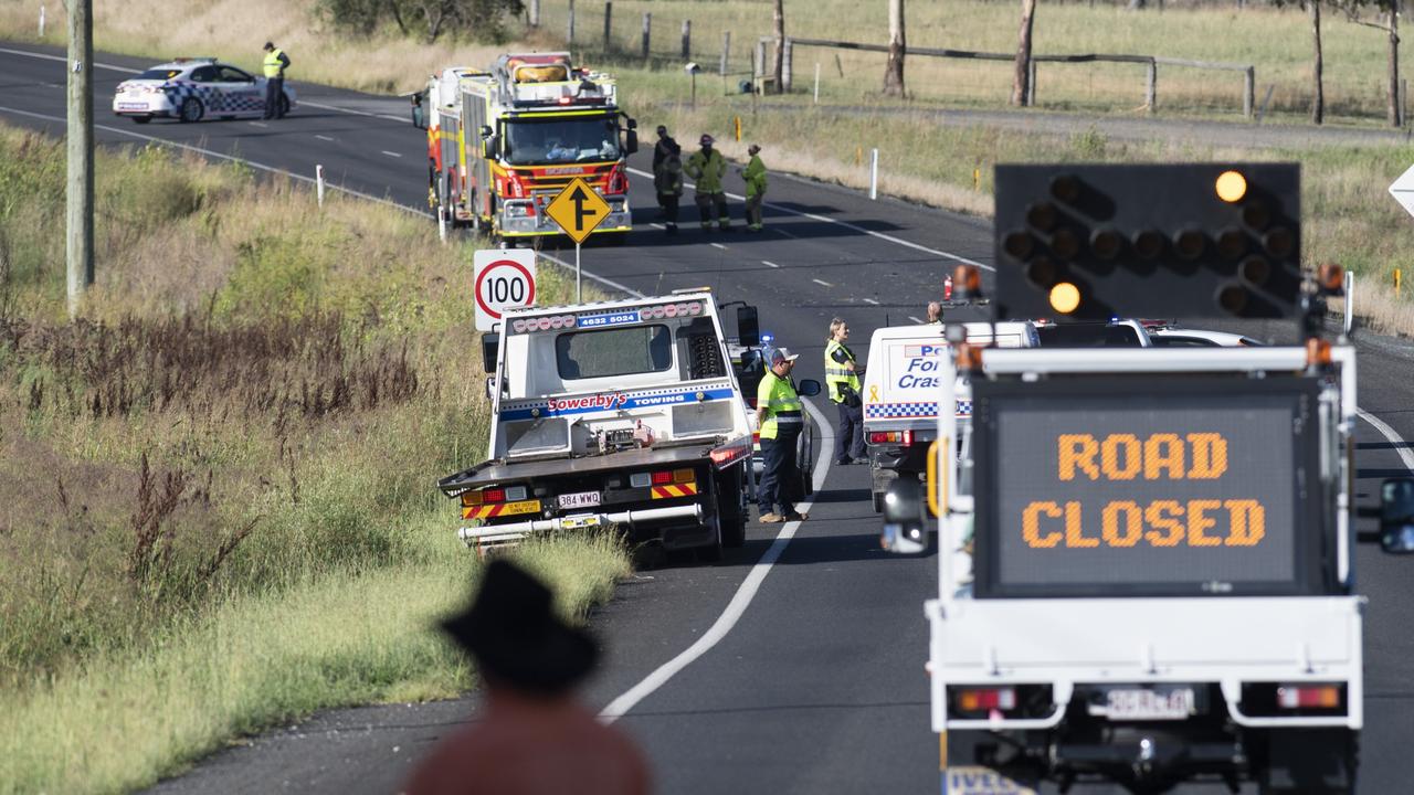 Drayton Connection Road was closed for several hours.