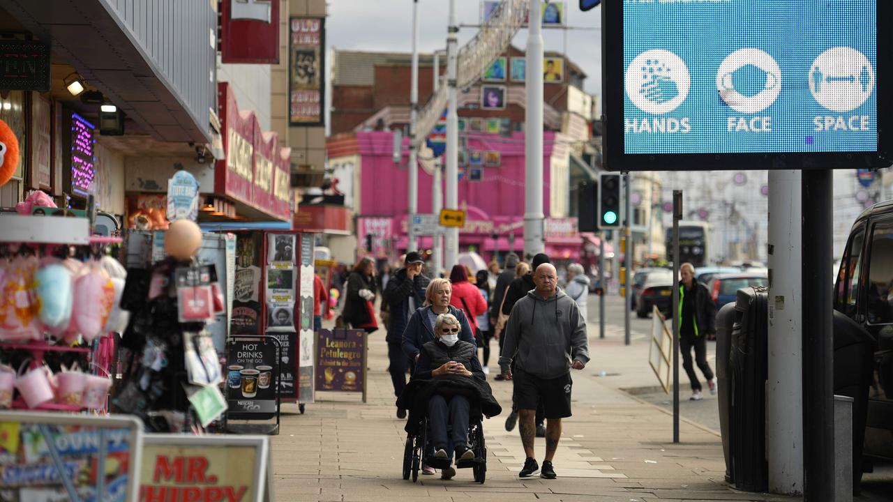 Blackpool is still one of the UK’s top resorts. But it’s fair to say it’s had a rough few decades. Although maybe not to the level of nuclear meltdown. (Photo by Oli SCARFF / AFP)