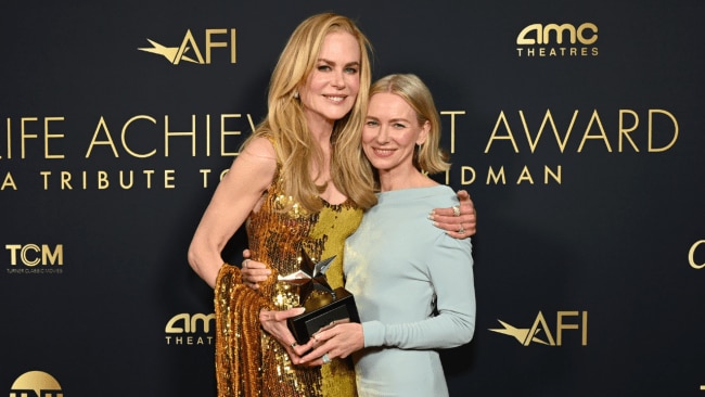 Nicole Kidman with best friend Naomi Watts. Image: Getty