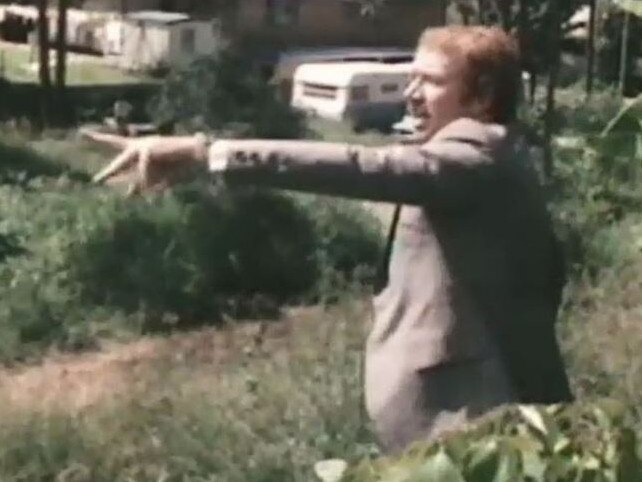 Detective John O'Gorman moments before he and his partner shot dead an armed bank robber in Taringa.