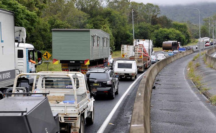 Delays are expected when roadworks begin on the Toowoomba Range from Friday. Picture: DAVE NOONAN