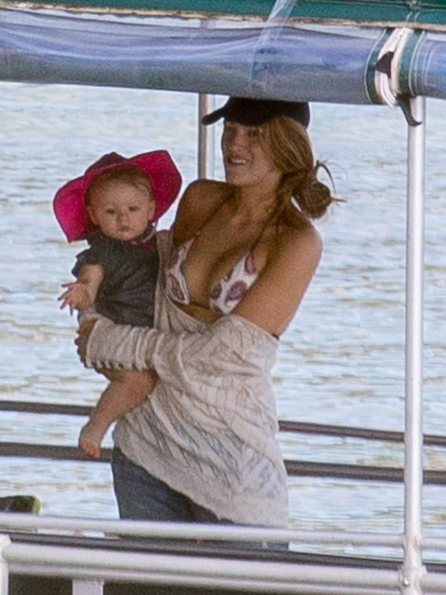 Blake Lively with beautiful baby girl James.