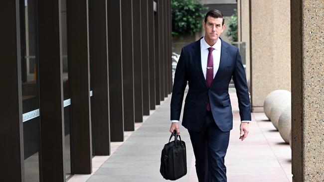 Ben Roberts-Smith on Wednesday. Picture: Jeremy Piper