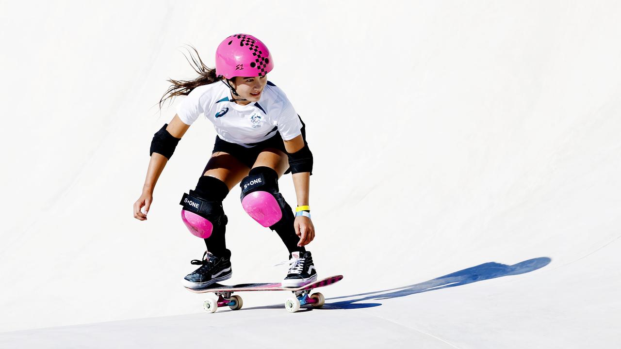 Arisa Trew’s parents promised her a pet duck if she won Olympic gold. Picture: Michael Klein