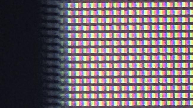 Magnified image of screen content.