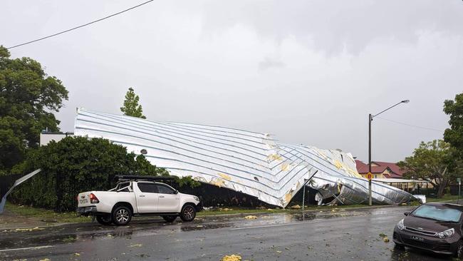 Chilling photos show the destruction left in the wake of a wild summer storm which tore through Wynnum and Manly on Boxing Day. PHOTOS: Councillor Sara Whitney.
