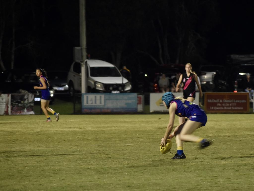 Hervey Bay Bombers have won the Wide Bay Women’s Grand Final against the Bundy Eagles. Picture: Isabella Magee