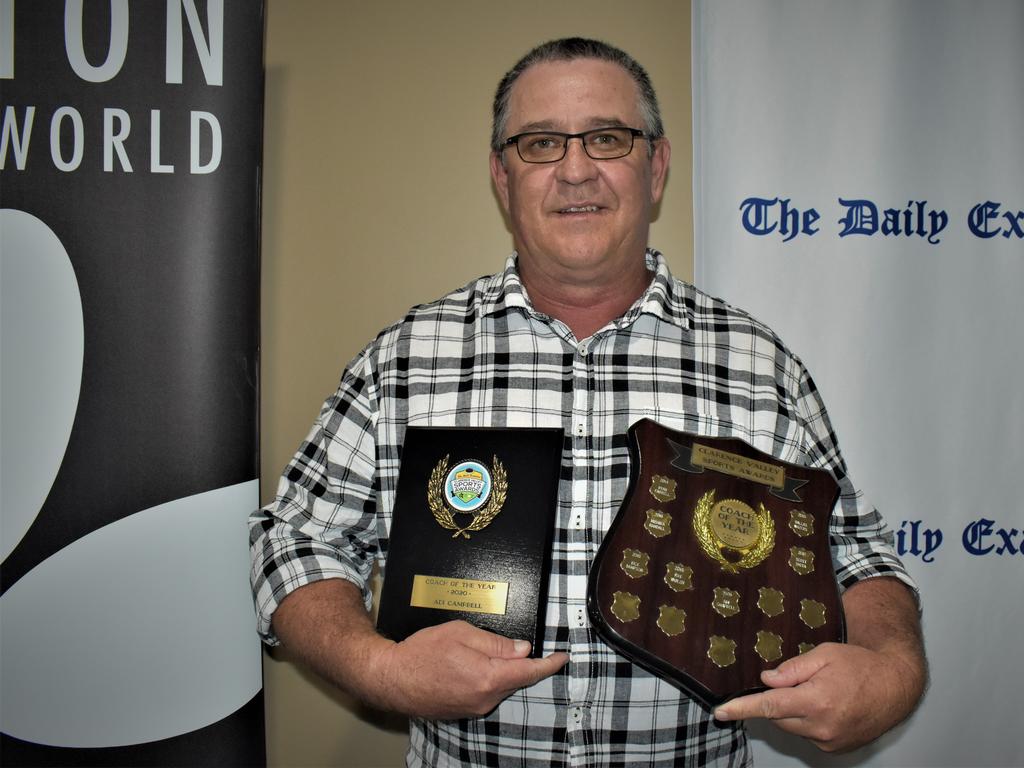 The Athlete's Foot Coach of the Year Adi Campbell at the 2020 Clarence Valley Sports Awards at Grafton District Services Club on Saturday, 14th November, 2020. Photo Bill North / The Daily Examiner