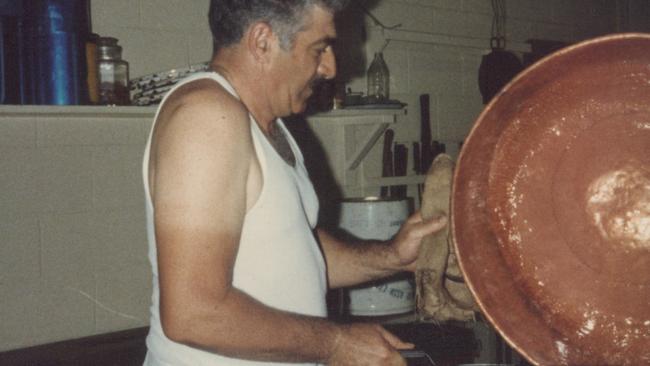 Ben Lathouras making lollies.