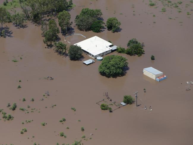 The town of Jambin, which has suffered bad flooding. Pic Peter Wallis