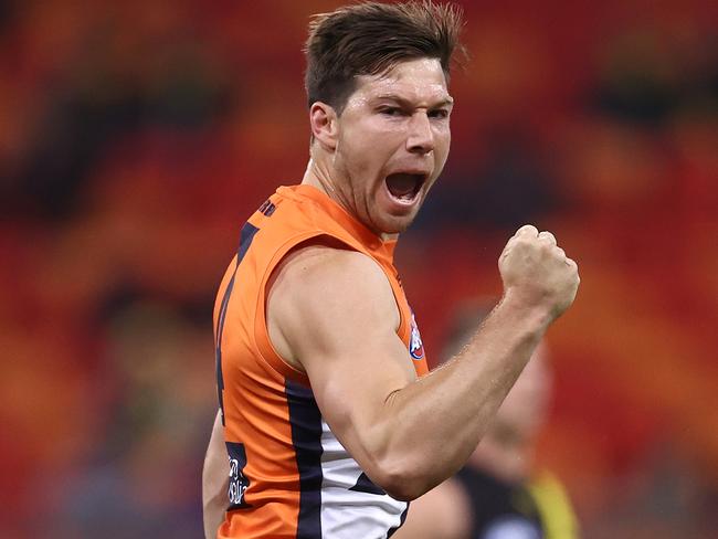 The Giants will have to live without co-captain Toby Greene for the first five weeks of season 2022. Picture: Getty Images