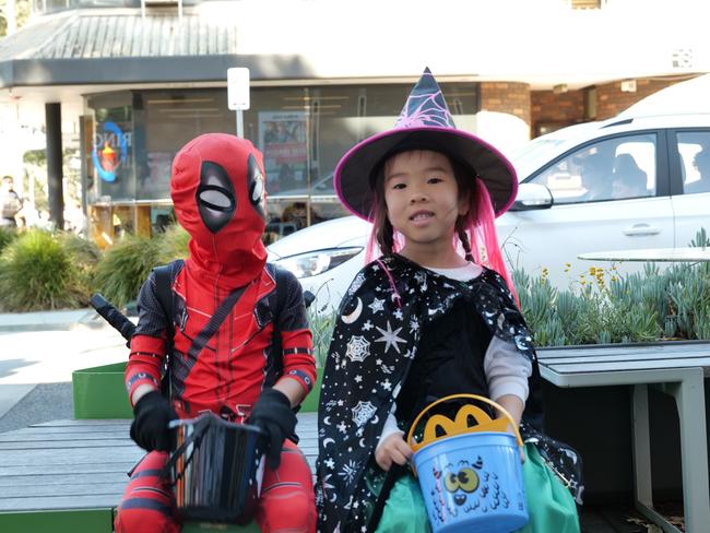 Orson and Evelyn at the Greythorn Halloween festival.