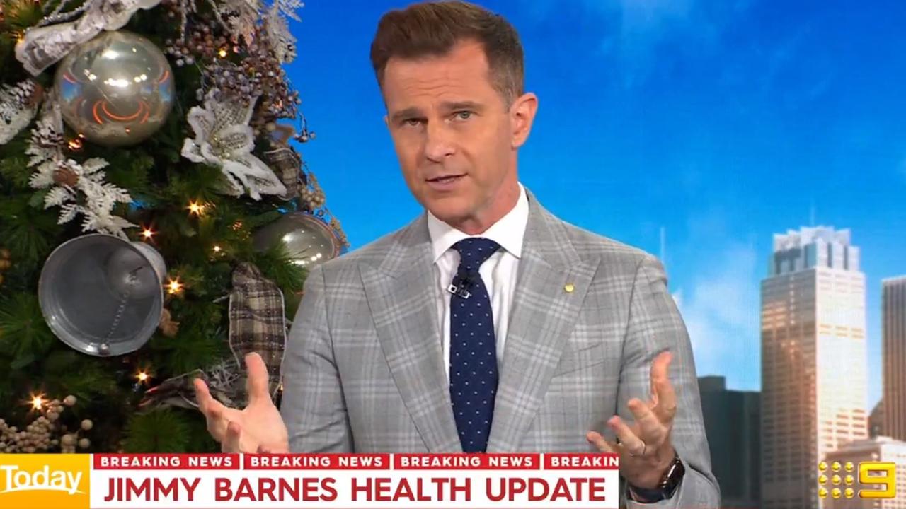 David Campbell shares health update on dad Jimmy Barnes on Today Extra.