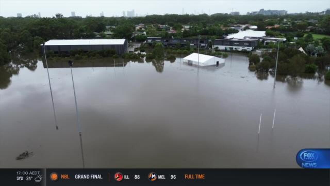 Titans relocate after facility flooded